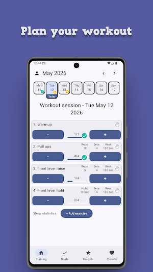 Rep Station - Workout Planner Screenshot 0