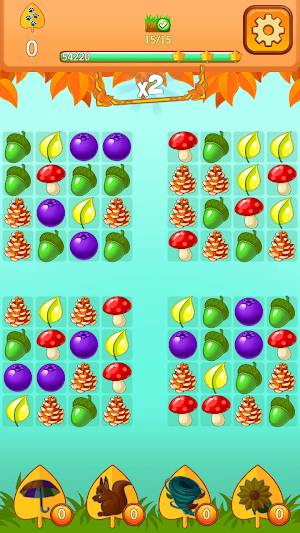 Forest Fall Garden: Match 3 Screenshot 1