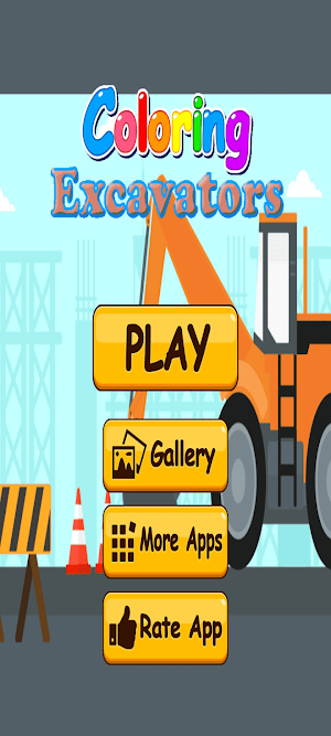 Excavator Coloring Screenshot 1