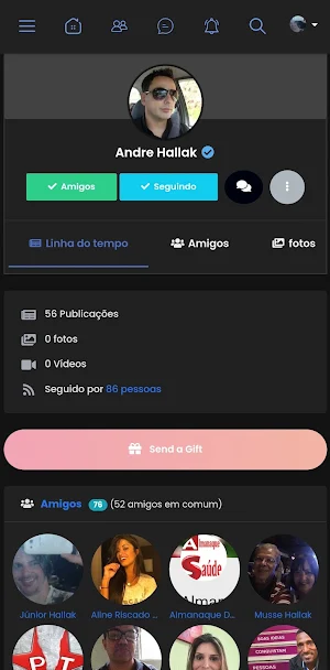 hallbook - Rede Social Screenshot 0
