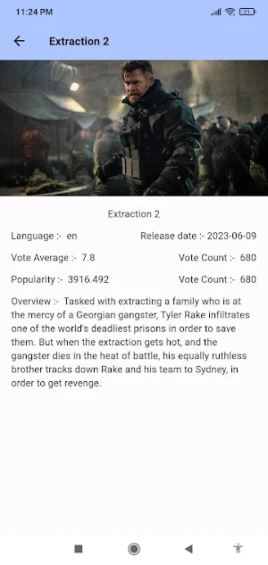 Movies List and Detail Screenshot 3