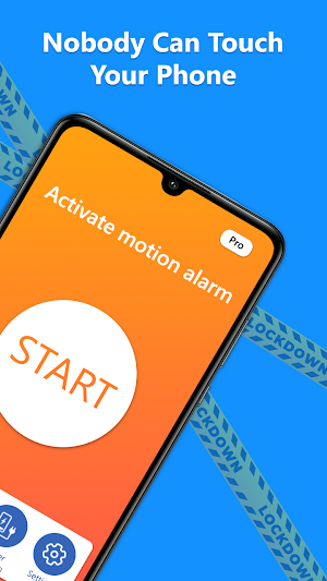 Don't Touch Phone: Theft Alarm Screenshot 1