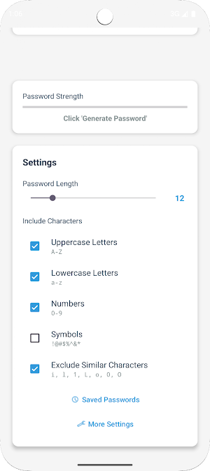Quick Password Generator Screenshot 1