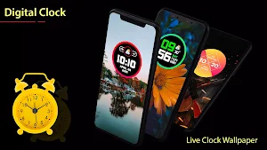 Digital Clock Live Wallpaper Screenshot 1