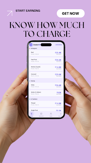 CreatorKit-Track rates & deals Screenshot 2