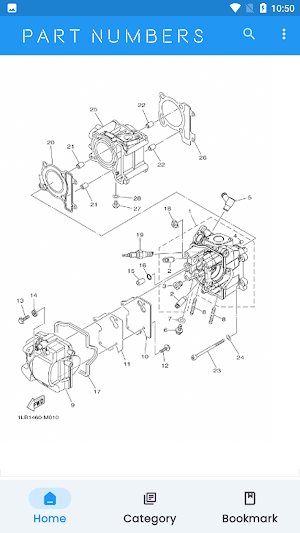 Yamaha Motor SparePart Catalog Screenshot 2