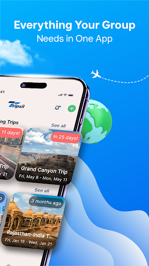 Tripsil: Group Trip Planner Screenshot 1
