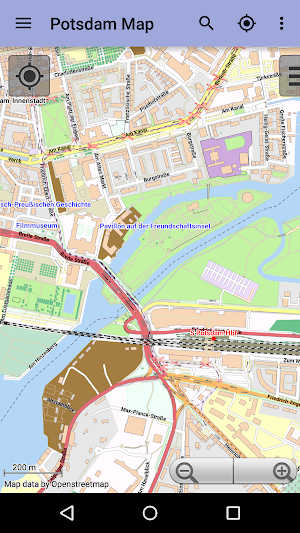 Potsdam Offline City Map Lite Screenshot 1