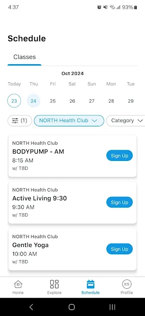 Hendrick Health Club Screenshot 3