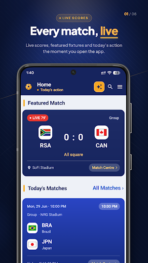 WC 2026 Schedule & Live Scores Screenshot 0