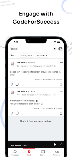 CodeForSuccess Screenshot 1
