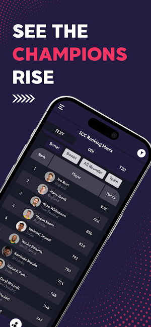emCric - Live Score Screenshot 2