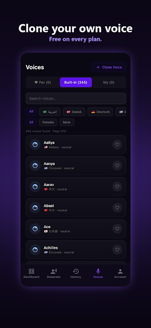 ProsodyAI: TTS & AI Video Screenshot 3