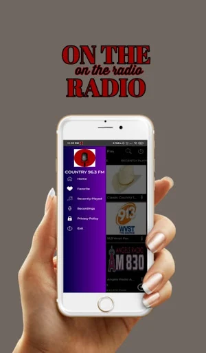 Radio Country 96.3 Radio Fm Screenshot 1