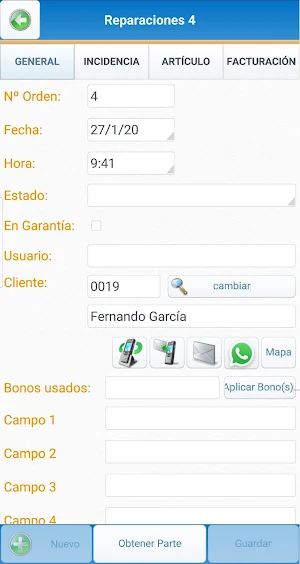 SimplyGest SAT Móvil Screenshot 3