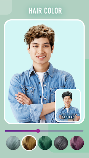 Hair Color & Style Editor Screenshot 2