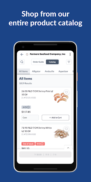 Farmers Seafood Company Screenshot 2