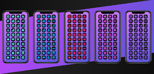 DarkBoard XS Gradient Icon Pack Screenshot 2