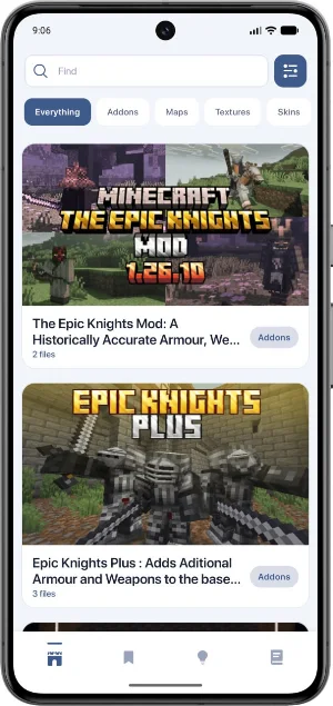 Epic Knights Mod Minecraft PE Screenshot 0