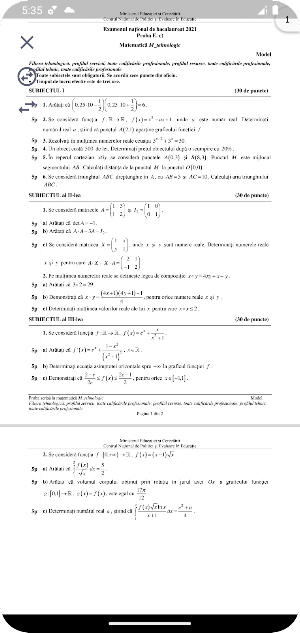 Matematica BAC Tehnologic M3 Screenshot 3