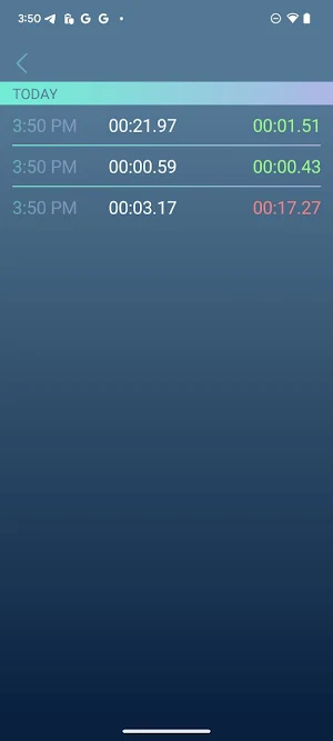 AIDA Judge Stopwatch Screenshot 1