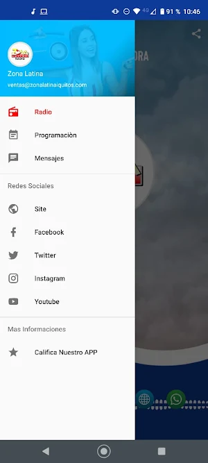 Radio Tv Zona Latina Iquitos Screenshot 0