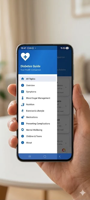 Diabetes guide app Screenshot 0