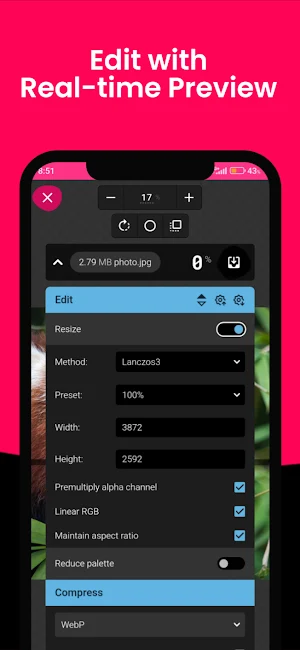 Squoosh App - Compress Image Screenshot 2