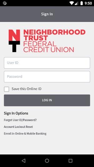 Neighborhood Trust FCU Mobile Screenshot 1