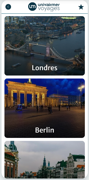 Univairmer Voyages Screenshot 2