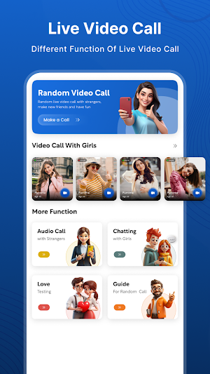 Random Live Video Call & Chat Screenshot 1