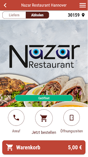 Nazar Restaurant Hannover Screenshot 0