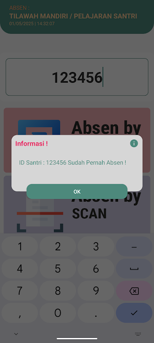 Absensi Santri PP Daarul Iman Screenshot 3