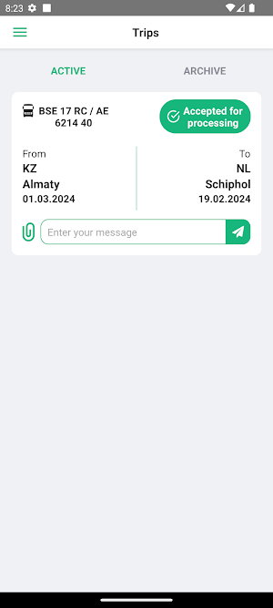 CargoFlowers Driver Screenshot 3