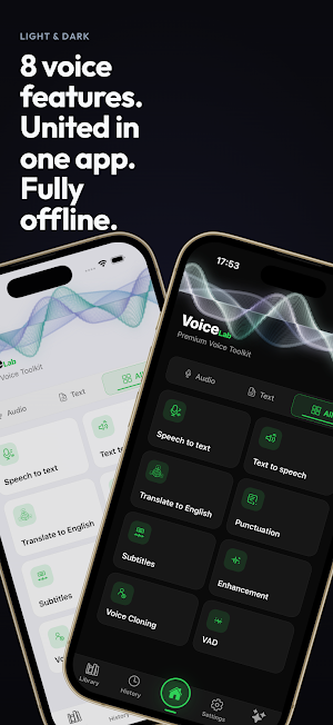 Voice Lab: STT, TTS & More Screenshot 1