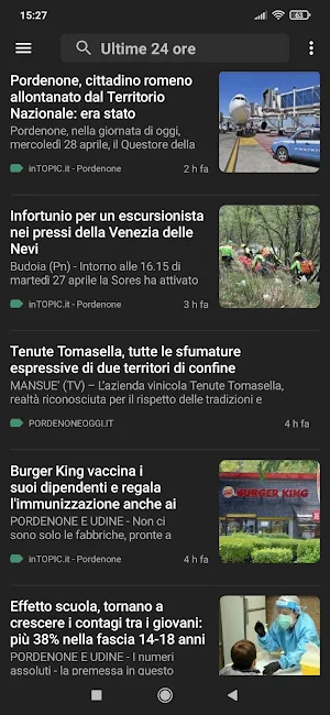 Pordenone notizie Screenshot 2