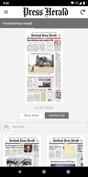 Press Herald e-Edition Screenshot 0