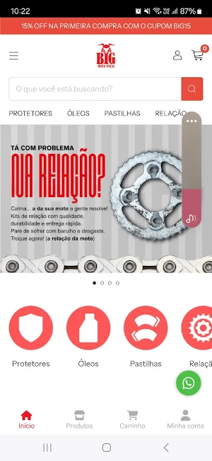 Big Moto Peças Screenshot 0