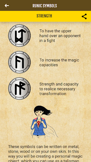 Runic Symbols for Amulets and Magic Talismans Screenshot 2