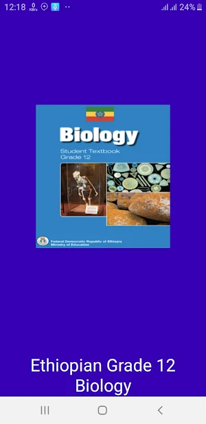Grade 12 Biology Textbook ET Screenshot 0