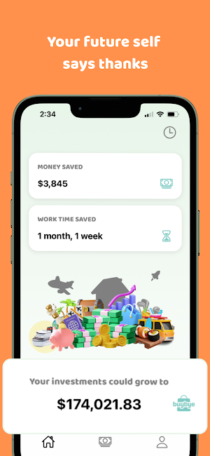 BuyBye - Savings Tracker Screenshot 0
