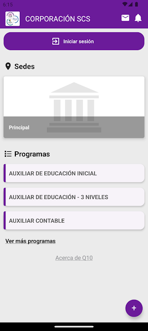 CORPORACIÓN SCS Screenshot 1