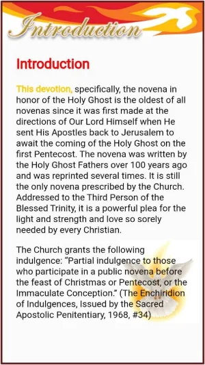 Devotion to the Holy Spirit Screenshot 1