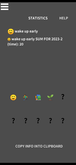 Sticker Calendar Screenshot 2
