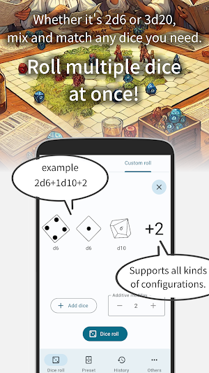 Saving Roll: TTRPG dice roller Screenshot 2