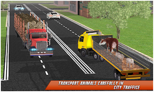Farm Animal Transport Truck Simulator Driver 2020 Screenshot 3