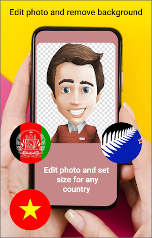 Passport size photo maker Screenshot 1