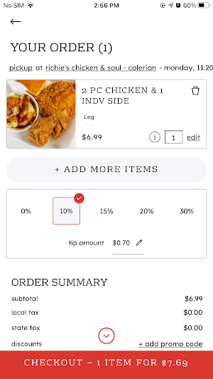 Richie's Chicken & Soul Screenshot 3