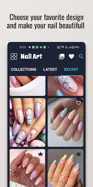 Easter Egg Chic Nail Design Screenshot 0