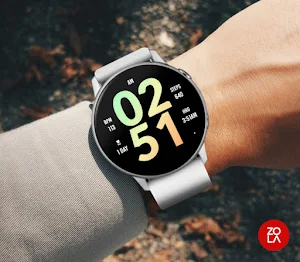 Big Orange Green Watch Face Screenshot 2